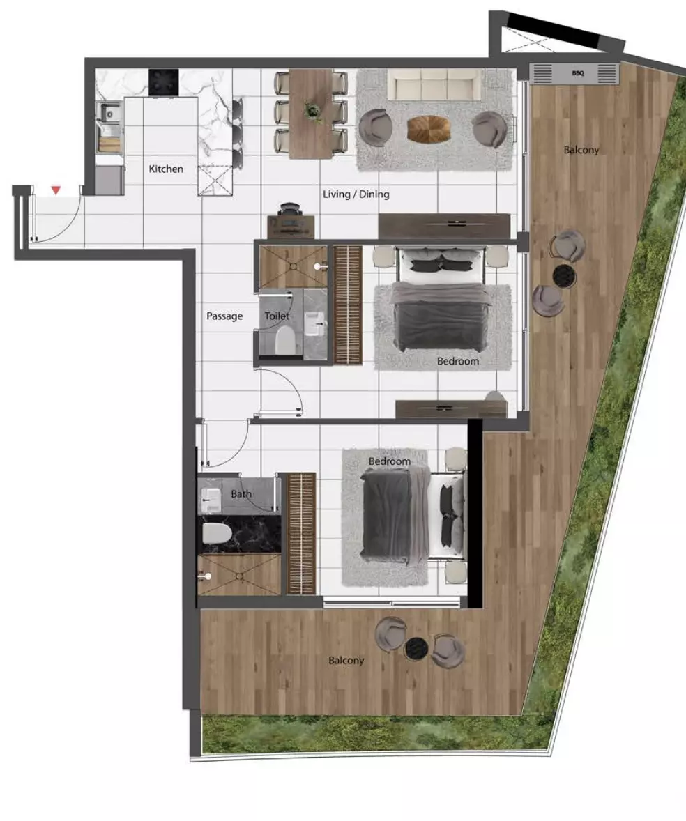 Unit floor plan image
