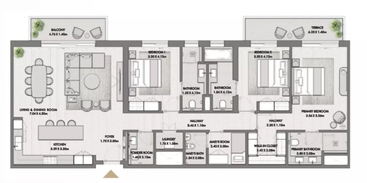 Riwa Type B3, 3 beds