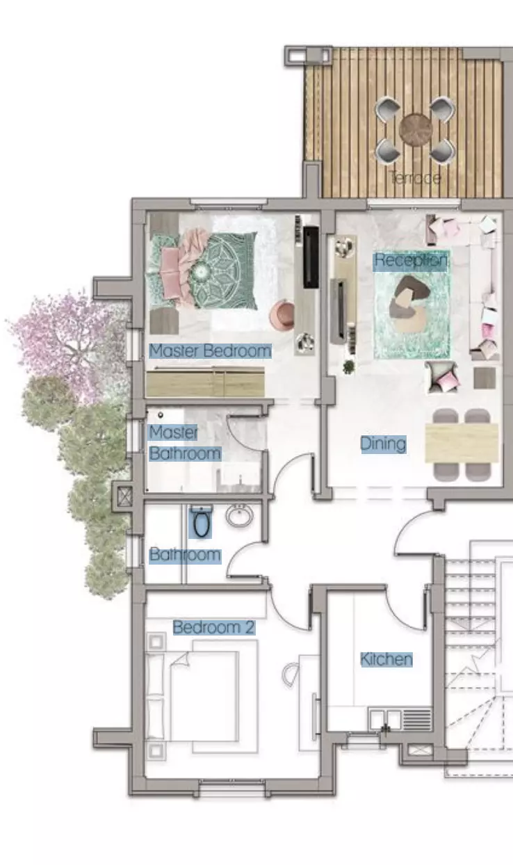 Unit floor plan image