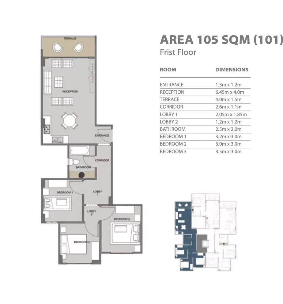 Unit floor plan image