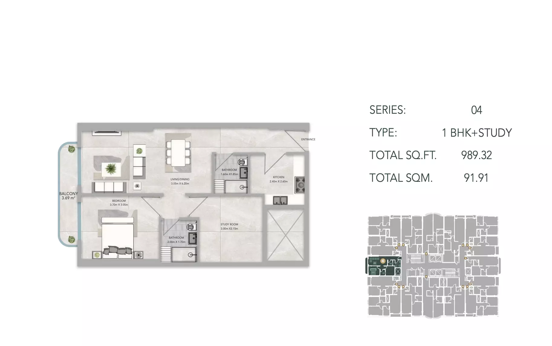 Unit floor plan image