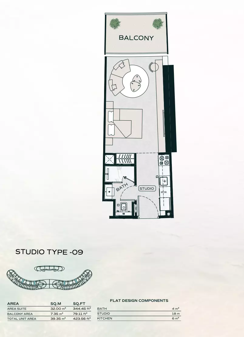 Unit floor plan image