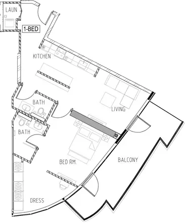 Unit floor plan image