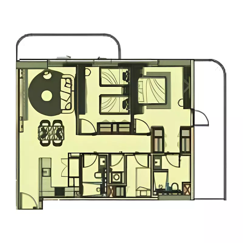 Unit floor plan image
