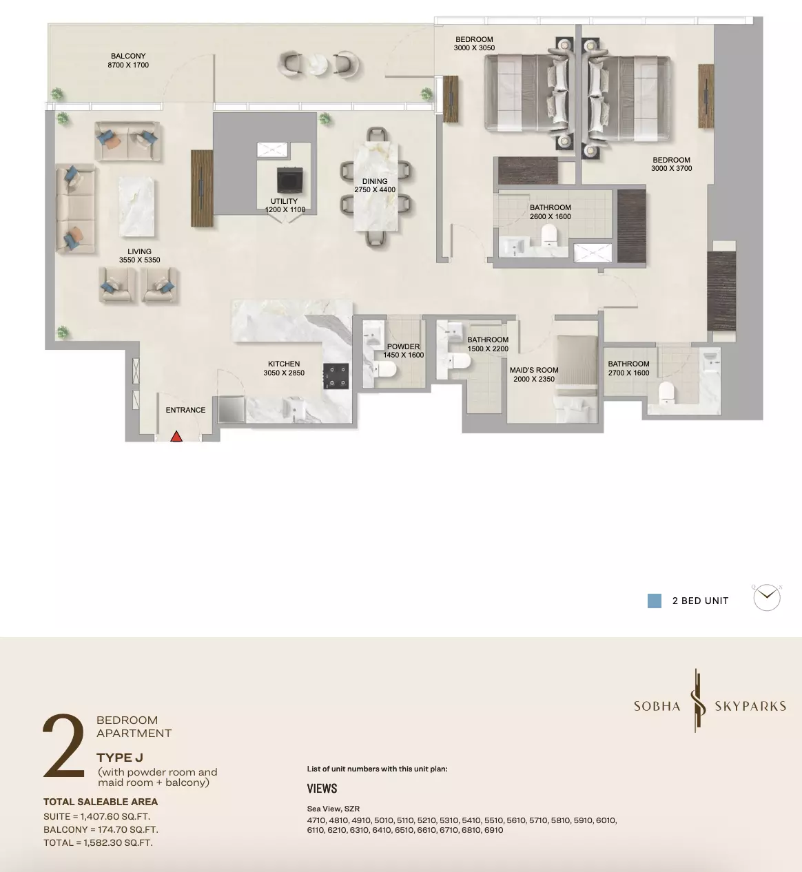Unit floor plan image