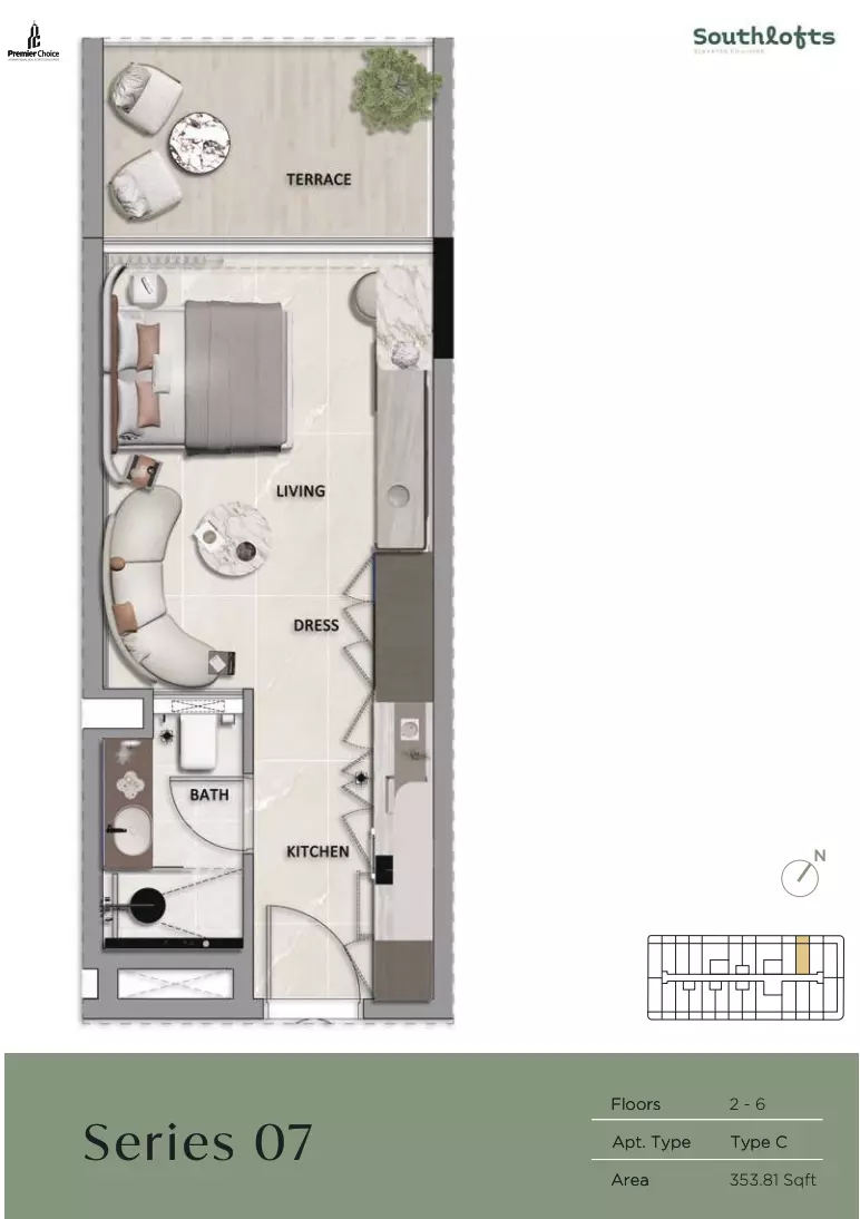 Unit floor plan image