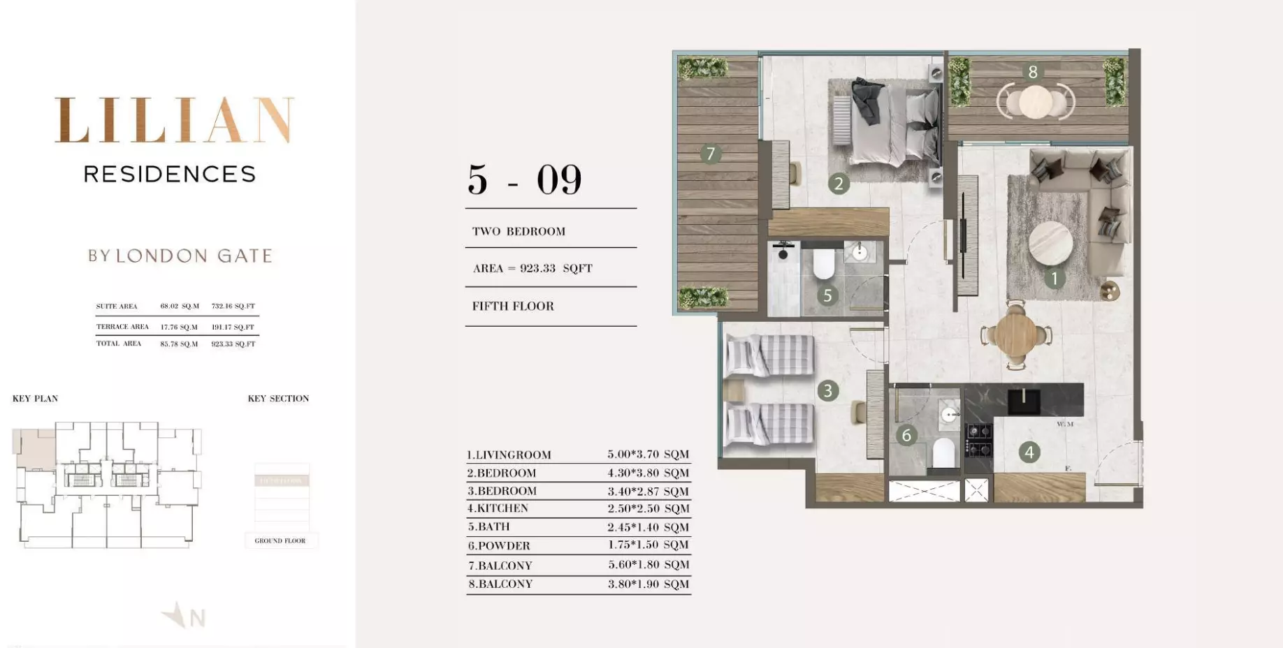 Unit floor plan image