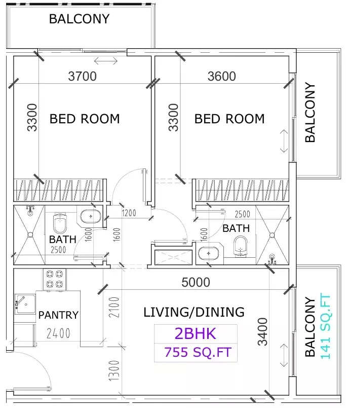 Unit floor plan image