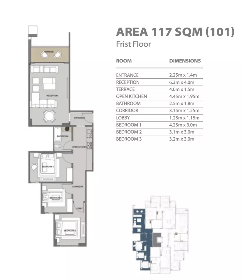 Unit floor plan image