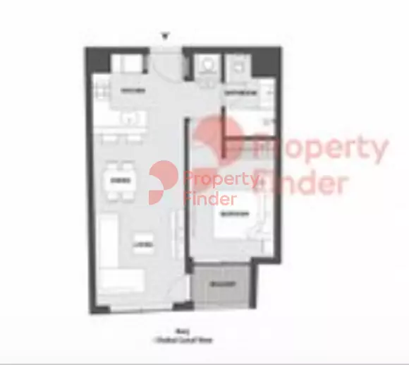 15 Northside Tower B Unit 206, Second Floor, 1 bed