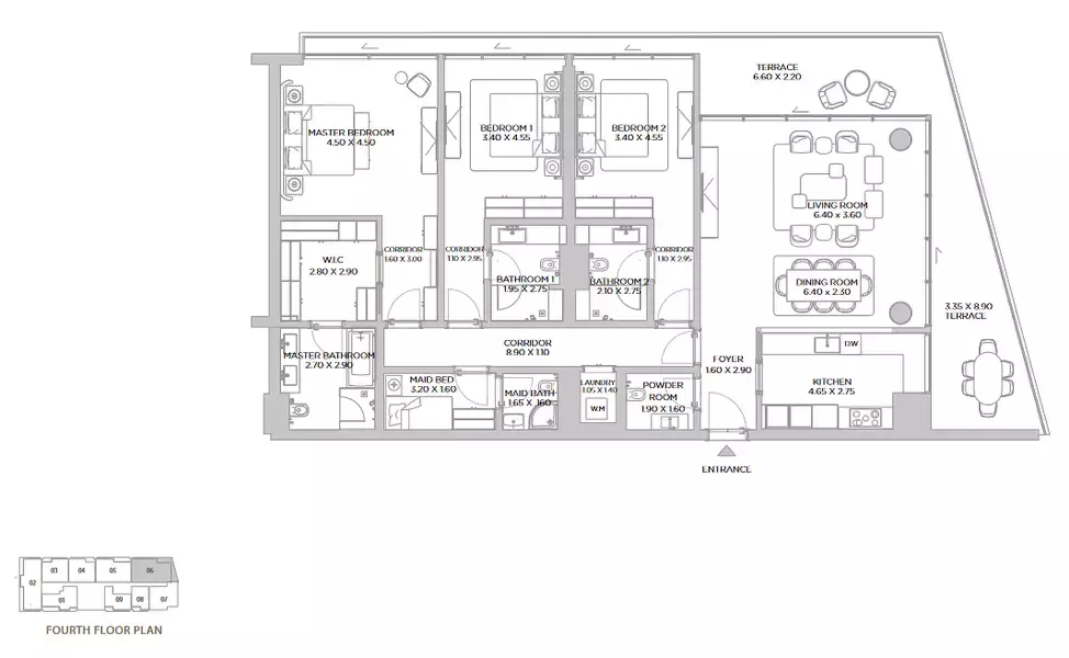 Unit floor plan image