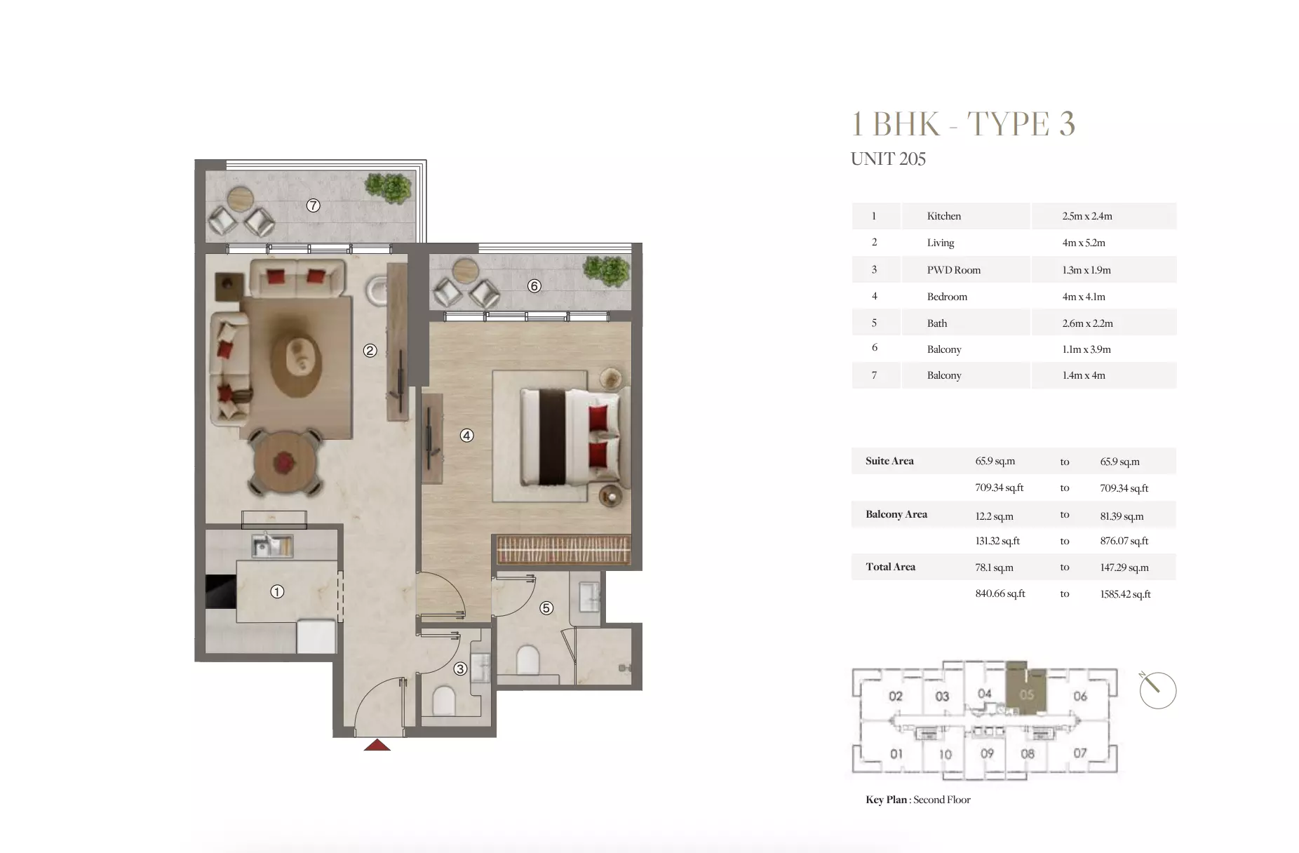 Unit floor plan image