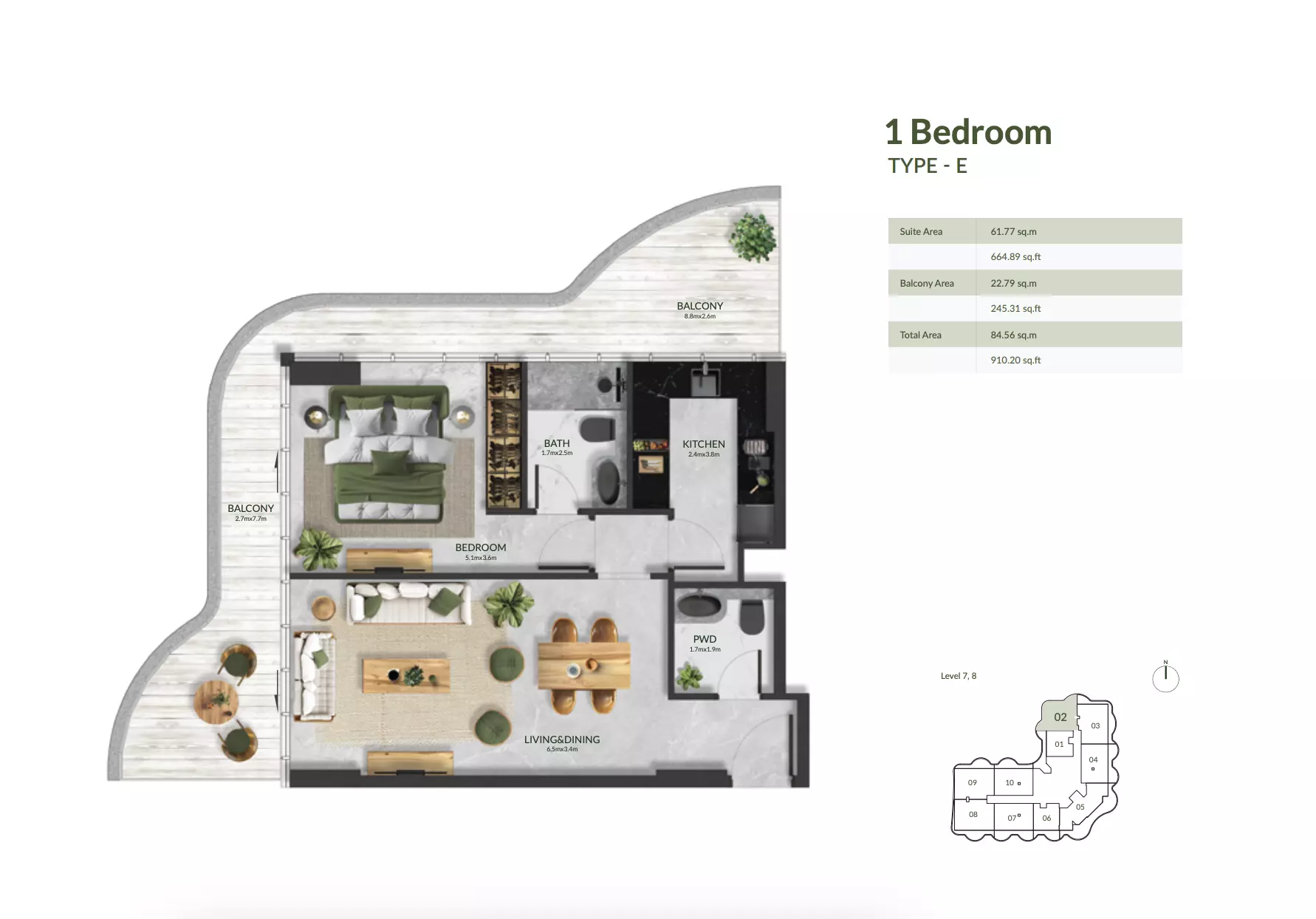 Unit floor plan image
