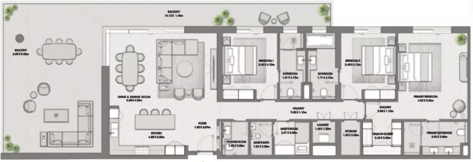 Riwa Type C3, 3 beds