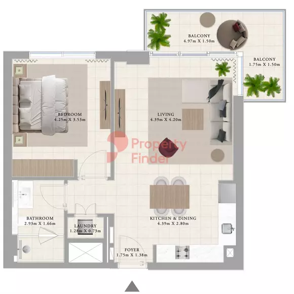 Club Drive Type 3 Building B, 1 bed