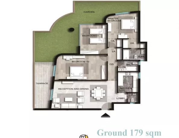 Unit floor plan image