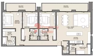 Jomana B5-Type A Level 2, 3 beds