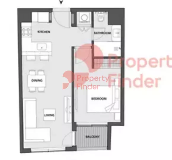 15 Northside Tower B Unit 705, Seventh Floor, 1 bed