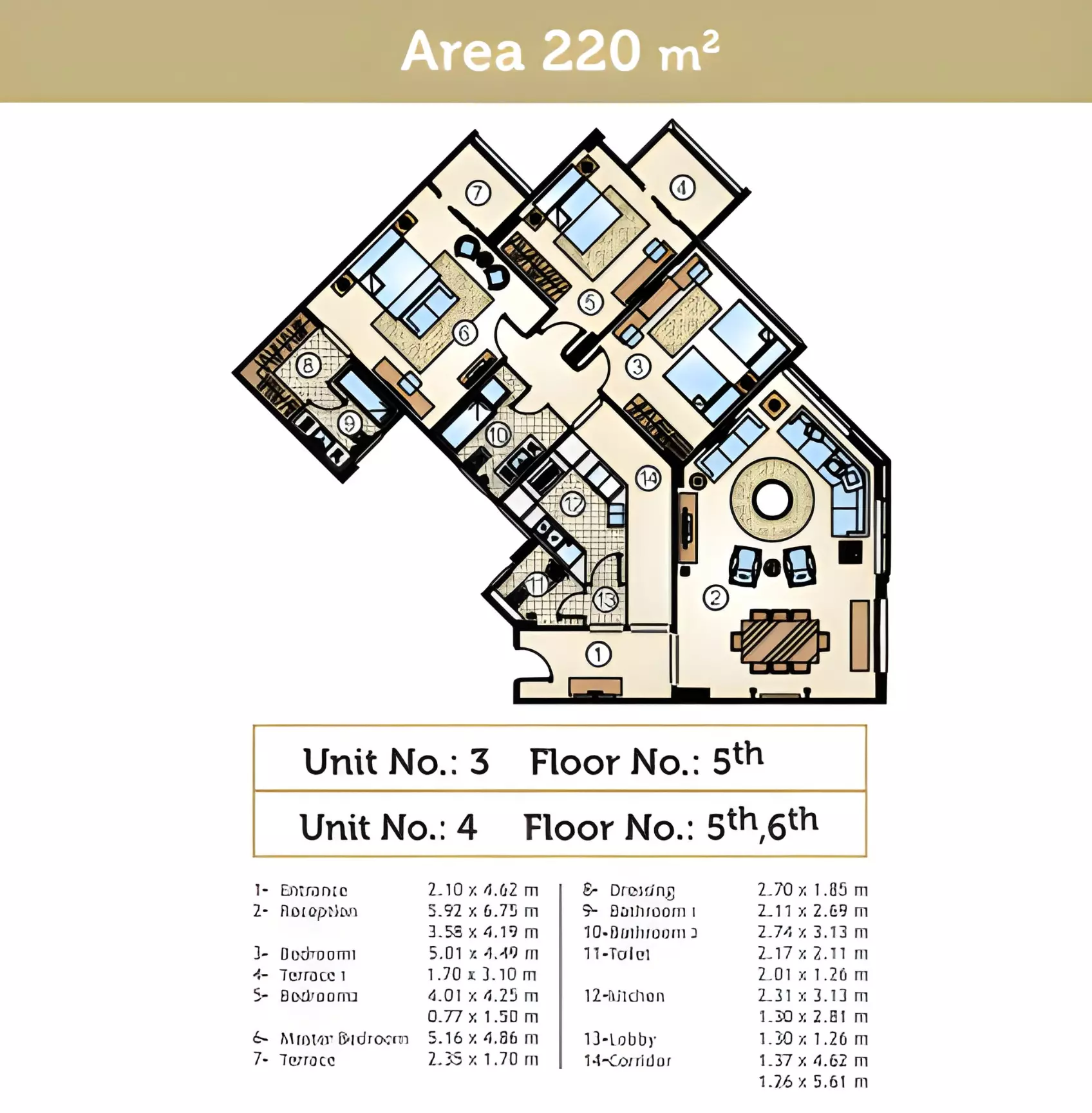 Unit floor plan image