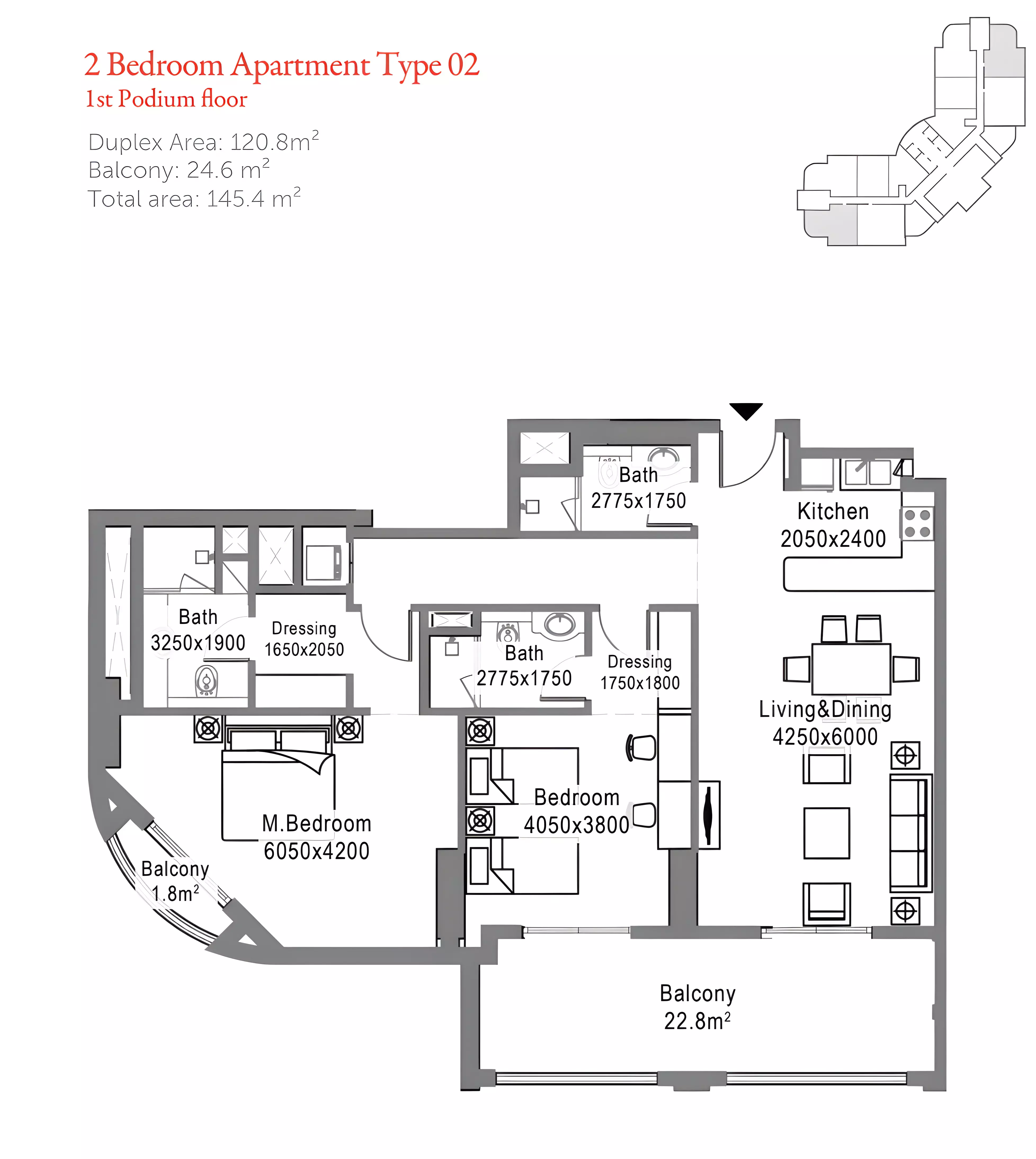 Unit floor plan image