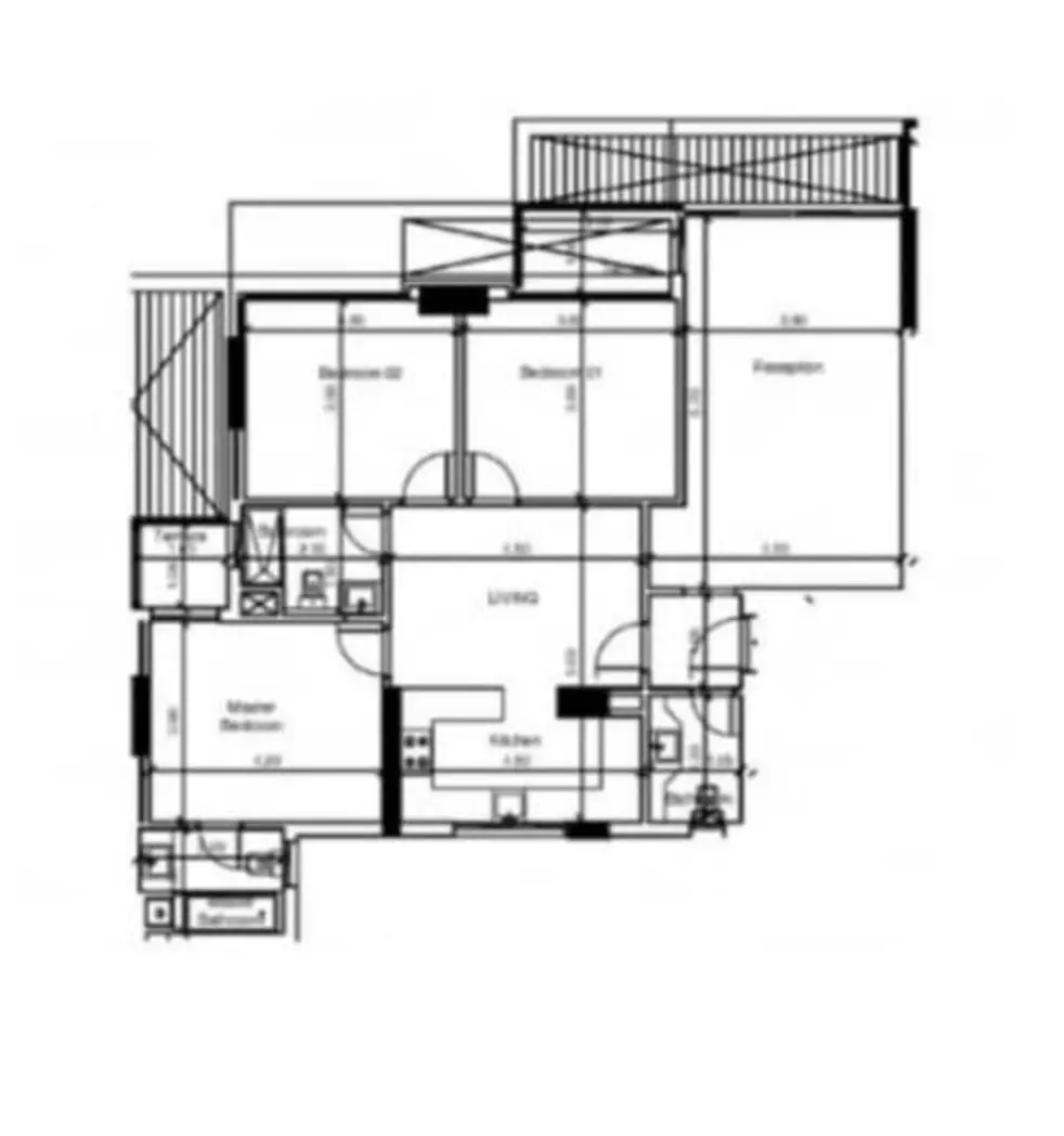 صورة مخطط ارضية الوحدة