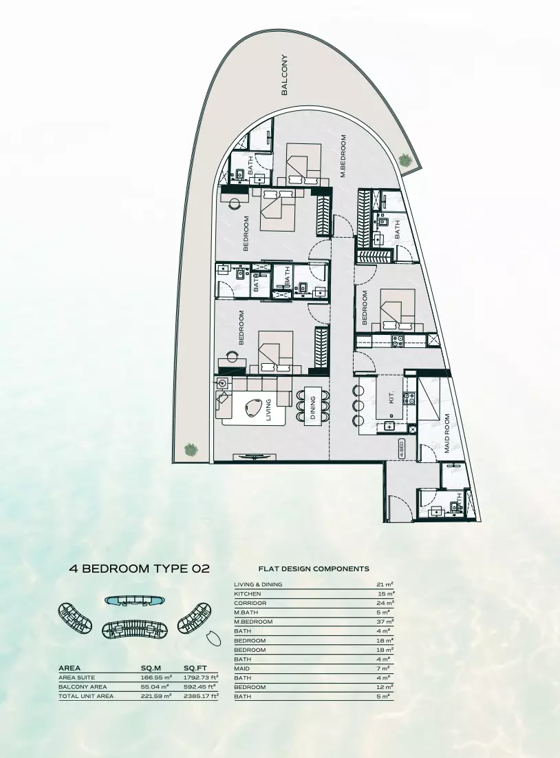 Unit floor plan image