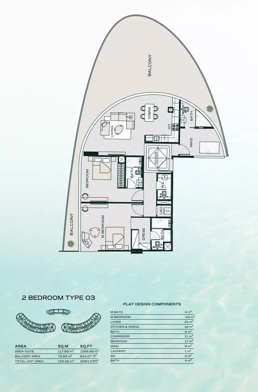 Unit floor plan image