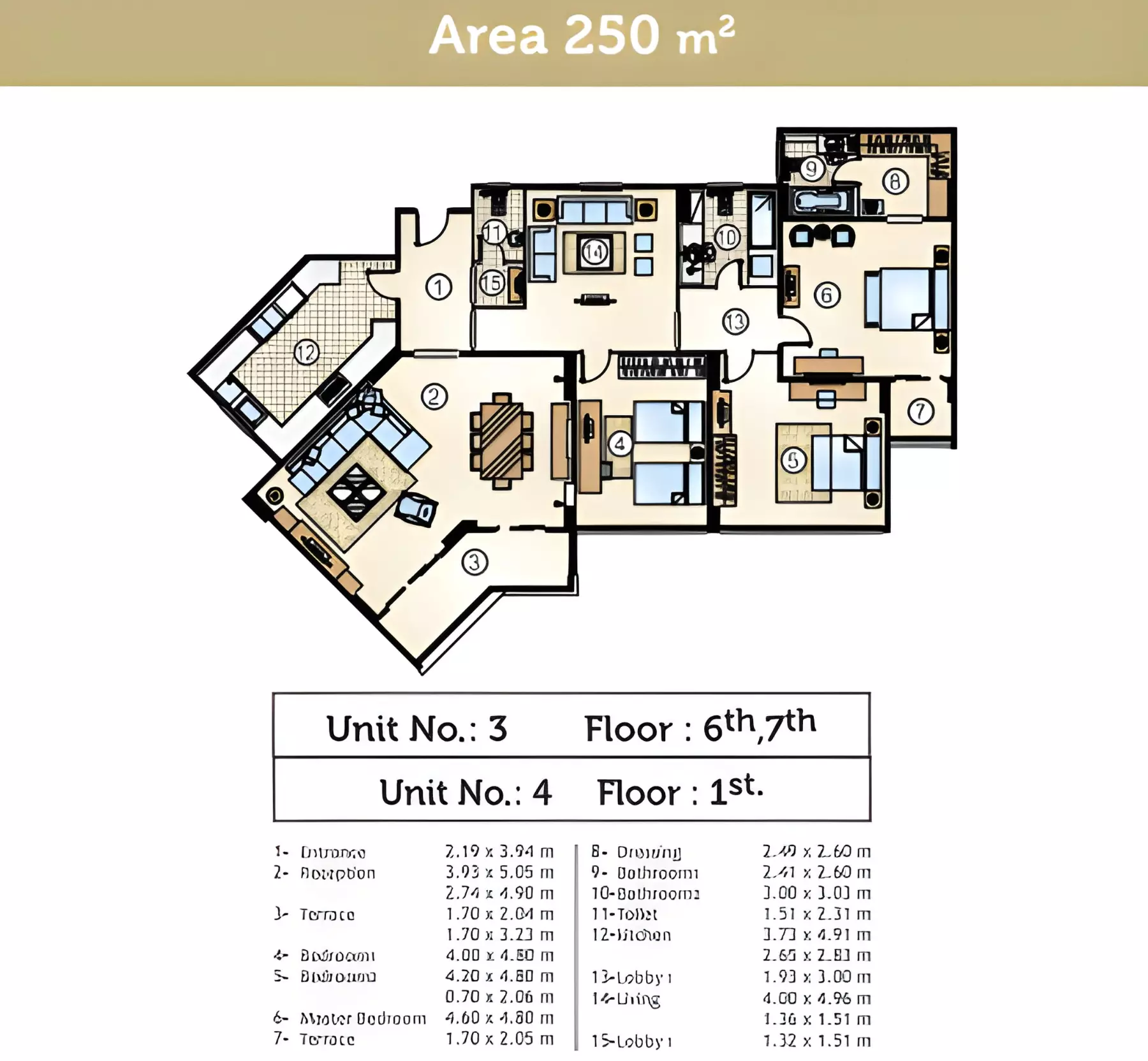 Unit floor plan image