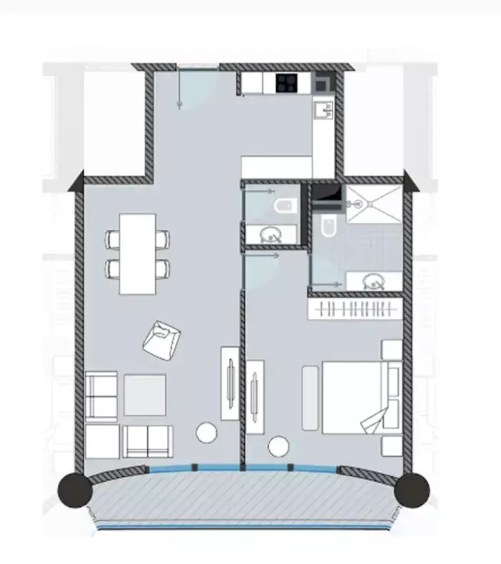 صورة مخطط ارضية الوحدة