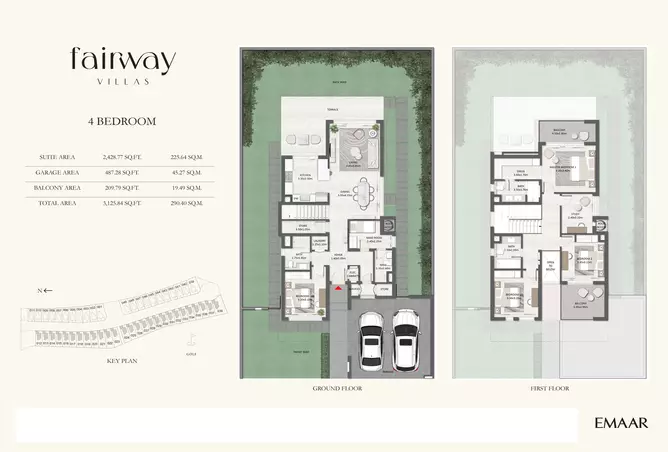 Fairway Villas — 4BR floor plan