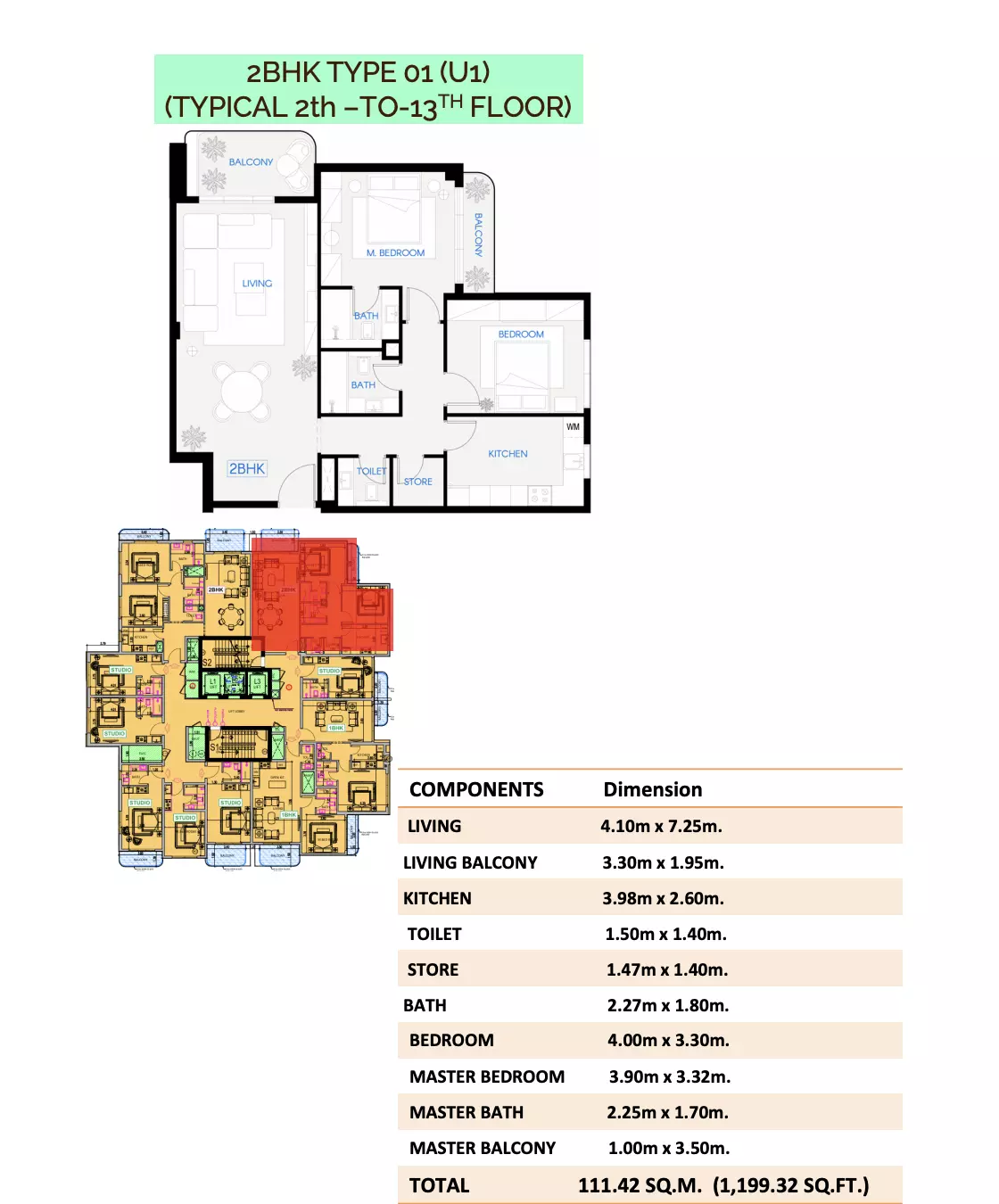 Unit floor plan image