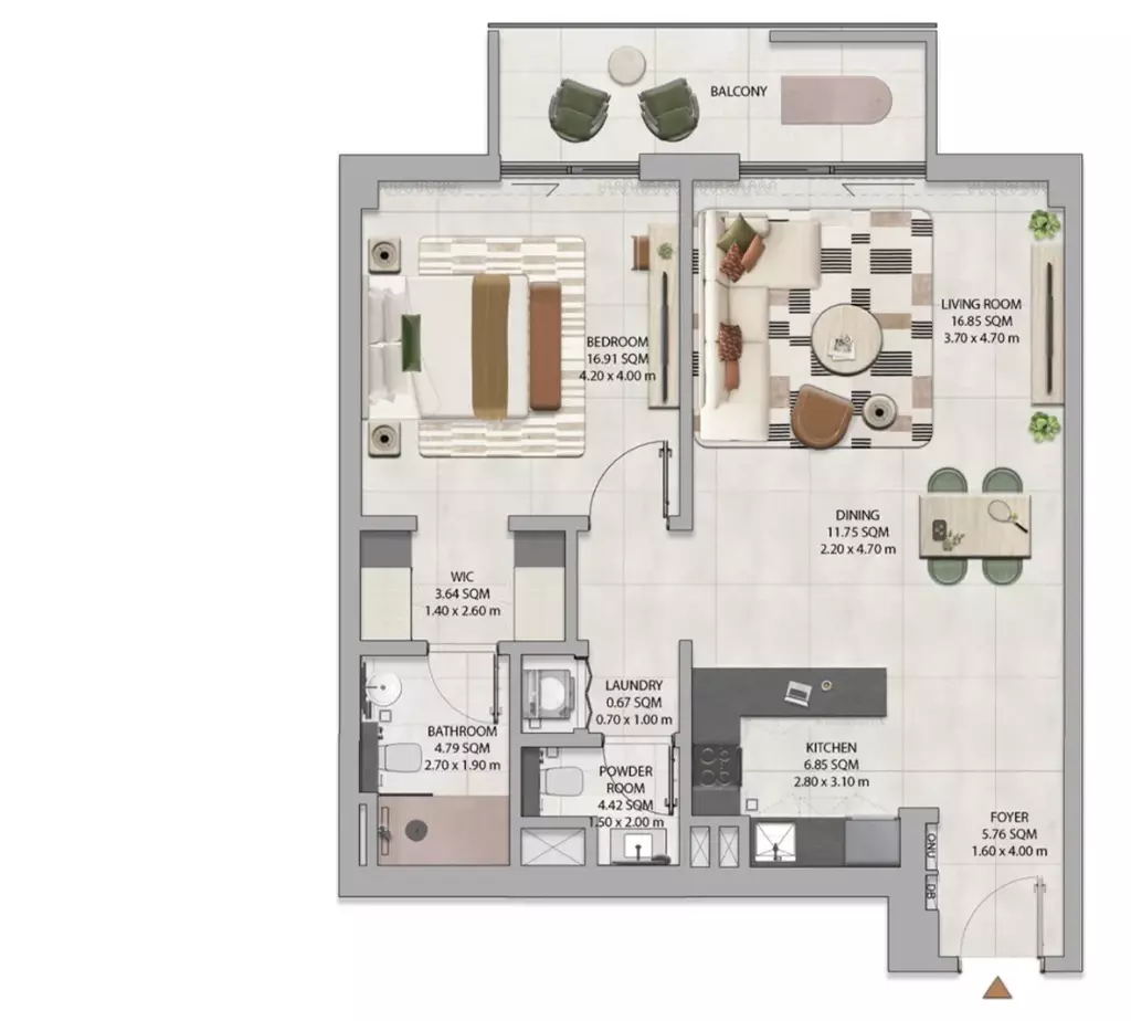 صورة مخطط ارضية الوحدة