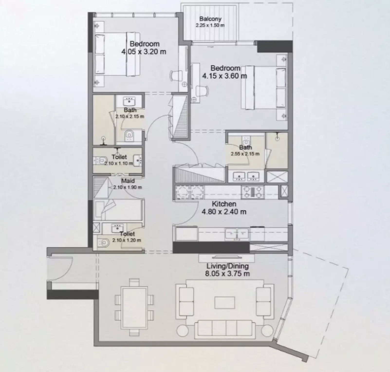 Unit floor plan image
