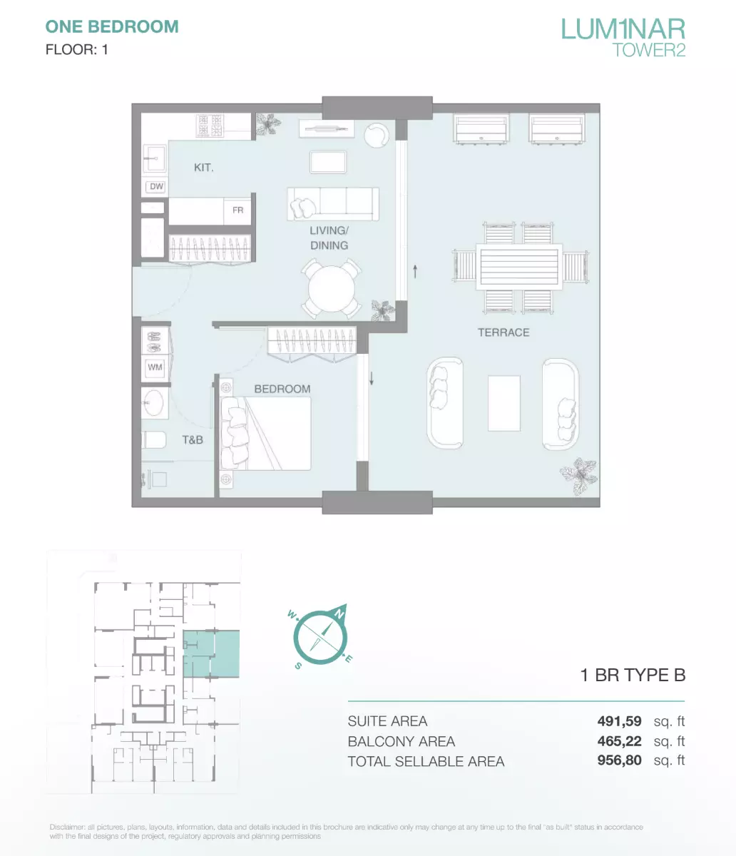 Unit floor plan image