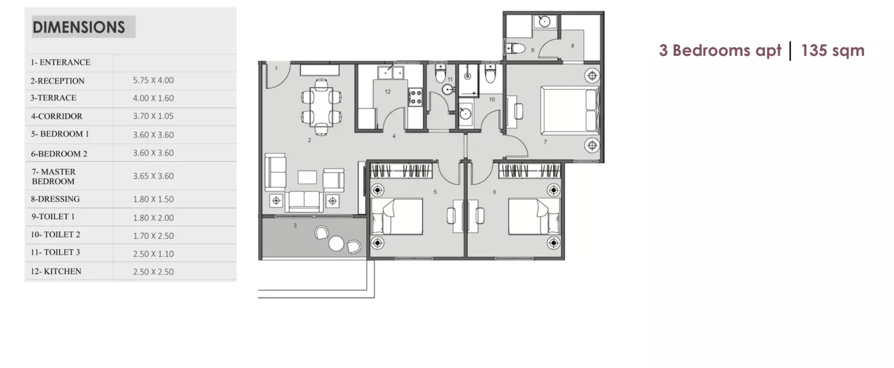 صورة مخطط ارضية الوحدة