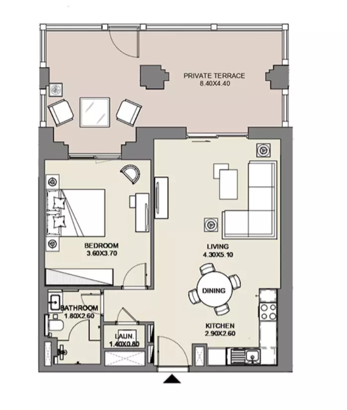 Al Jazi B2-Type A1, Level Ground,, 1 bed