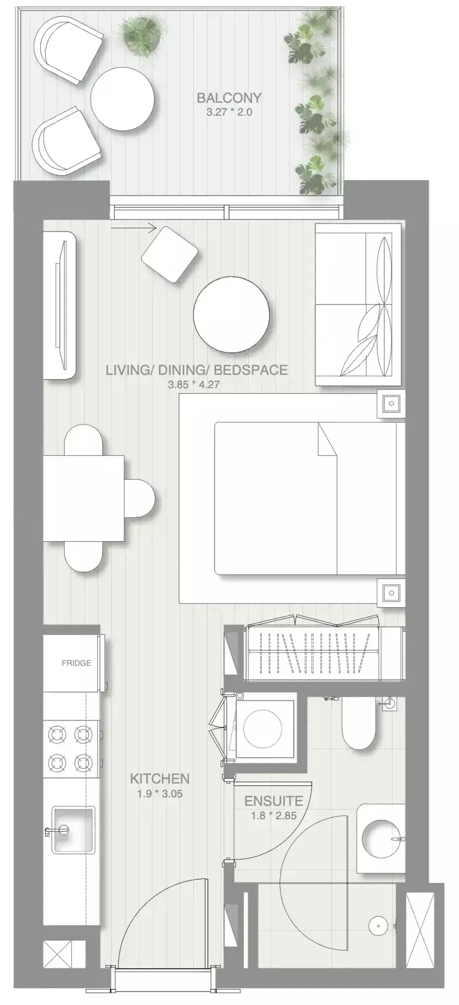 Unit floor plan image