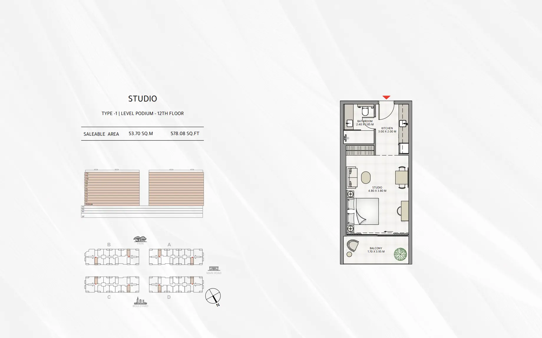 Unit floor plan image