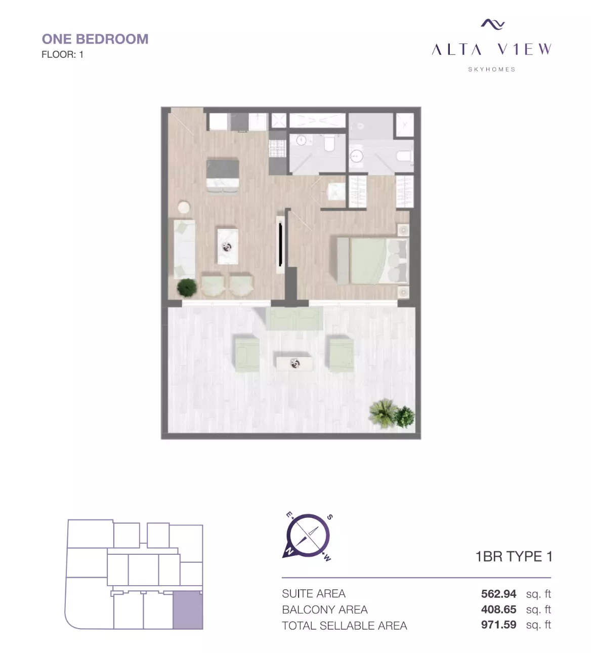 Unit floor plan image