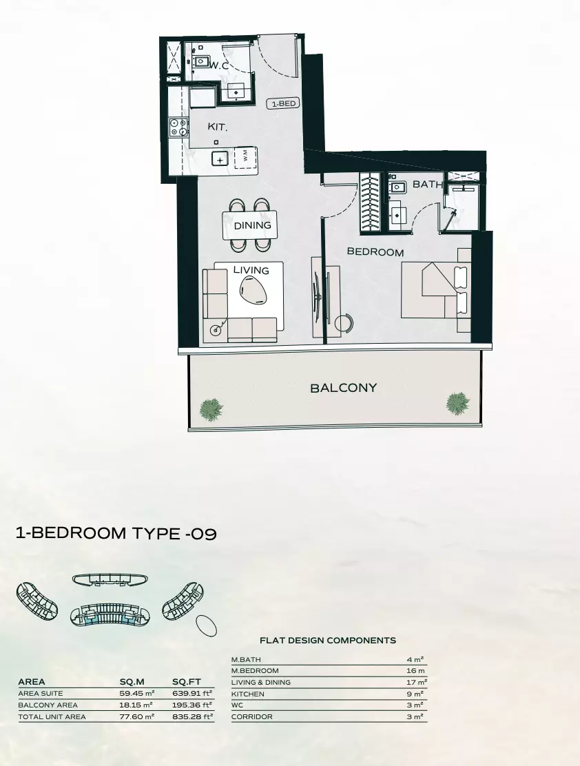 Unit floor plan image