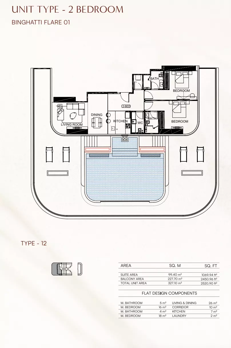 Unit floor plan image