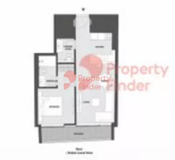 15 Northside Tower B Unit 204, Second Floor, 1 bed