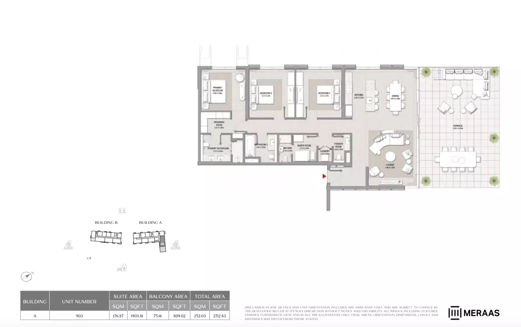 City Walk Crestlane 2 Type-903-Building B, 3 beds