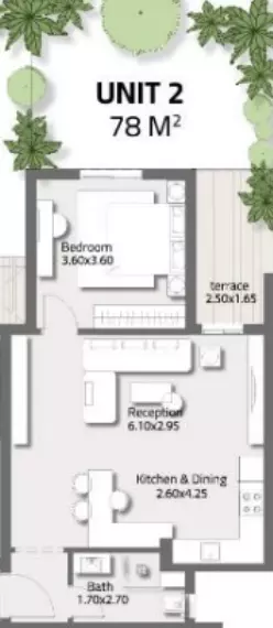 صورة مخطط ارضية الوحدة