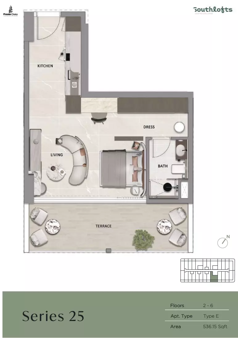 Unit floor plan image