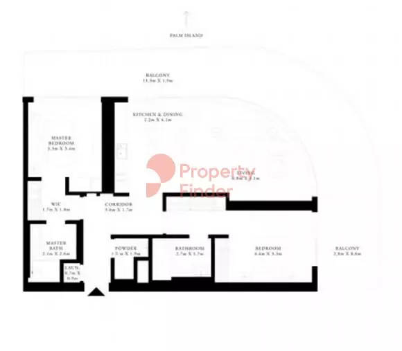 Grand Bleu Tower Unit 01 - Level 01, 2 beds
