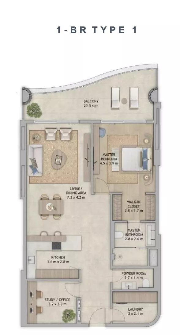 Unit floor plan image
