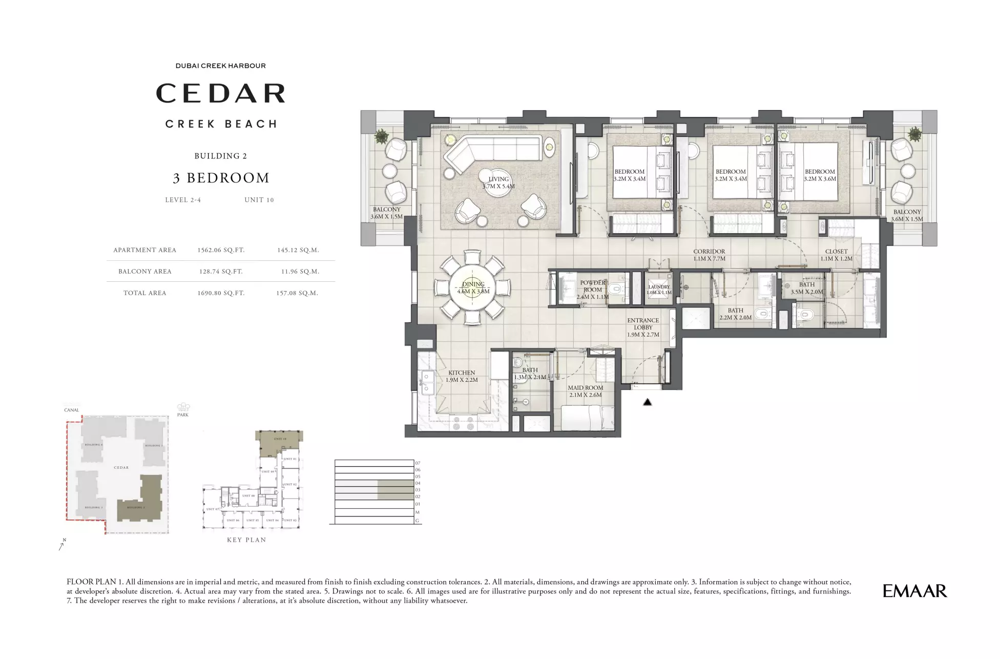 Cedar Creek Beach Type 2-4-410, 3 beds