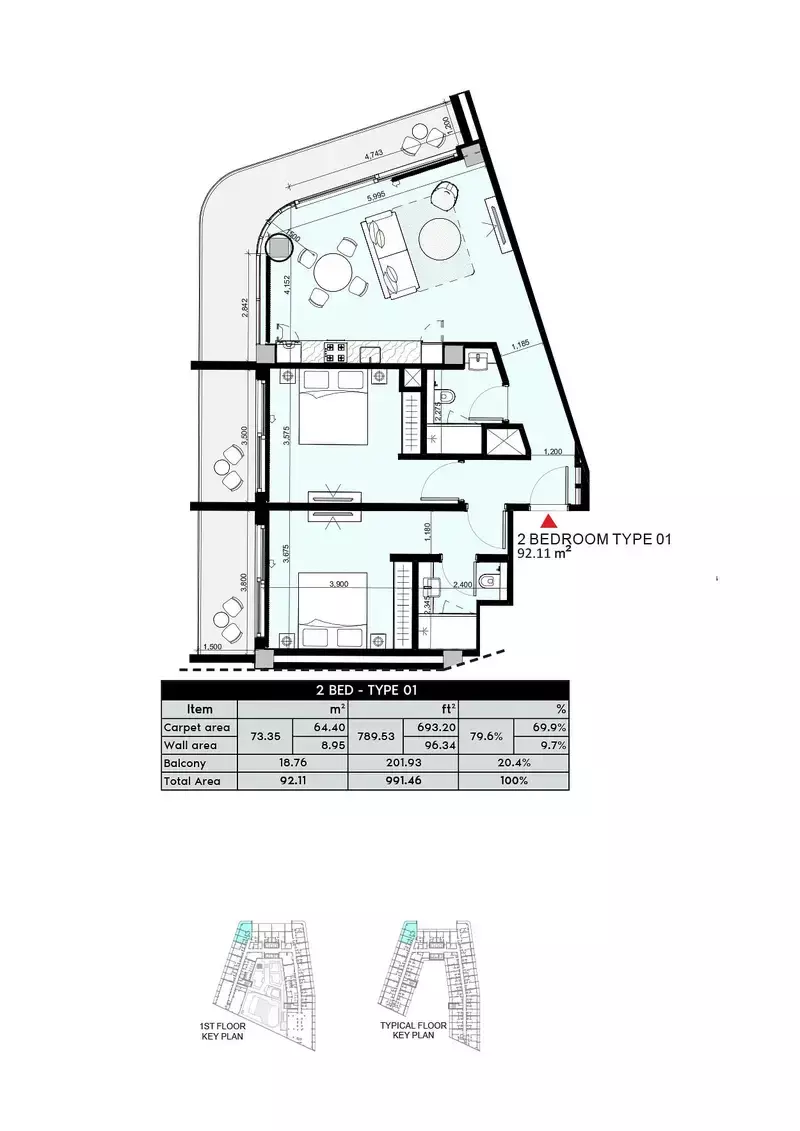 Unit floor plan image