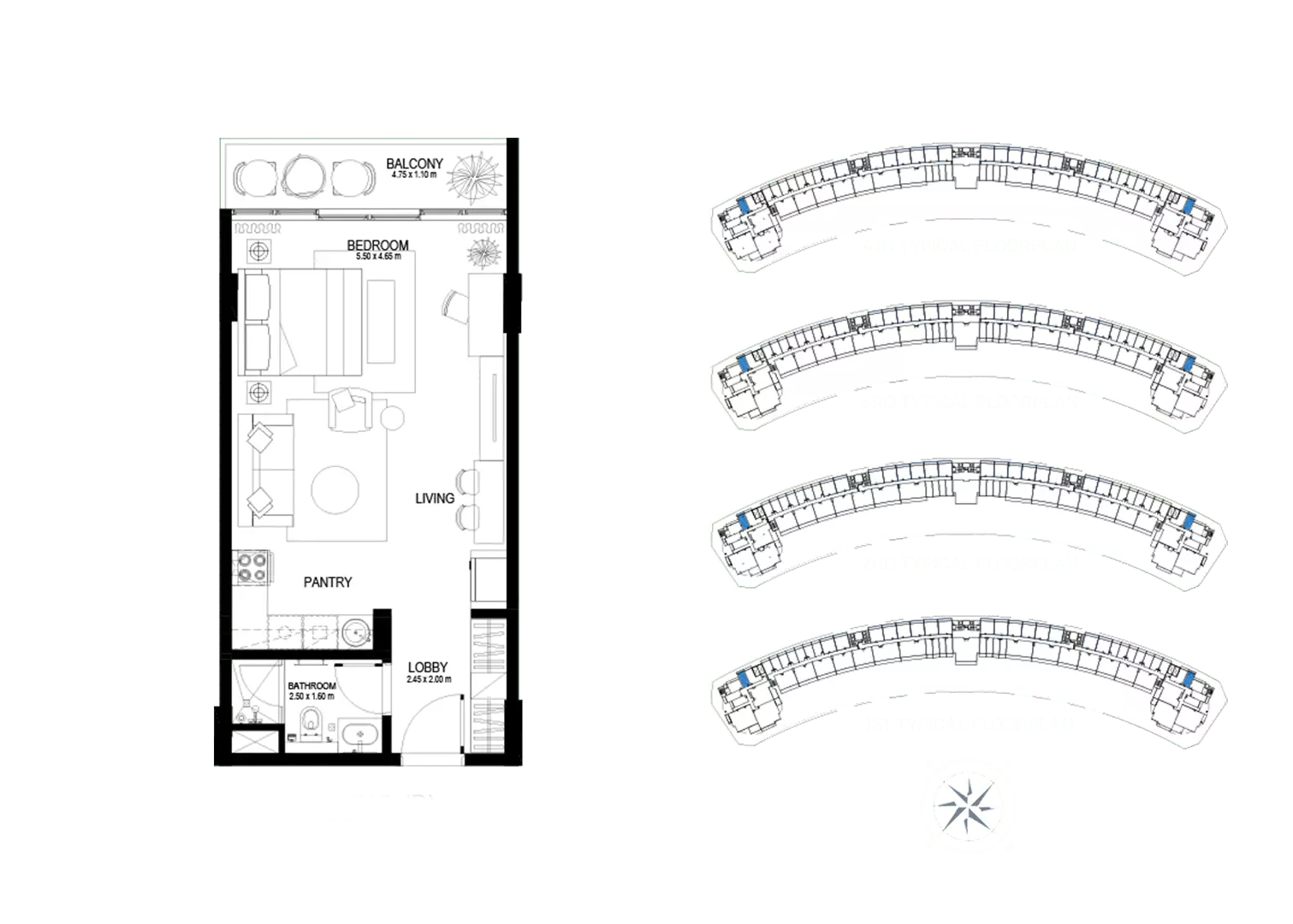 Unit floor plan image